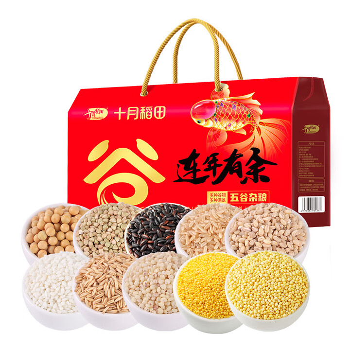 连年有余杂粮礼盒 4kg Year-Round Prosperity Multigrain Gift Box (4kg)