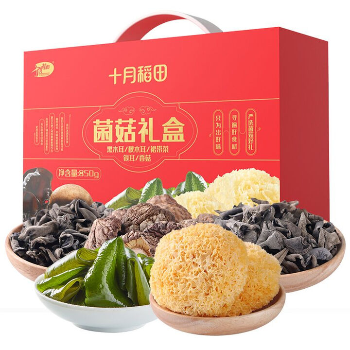Premium Selected Mushroom Gift Box - 850g 严选菌菇好礼礼盒 850g